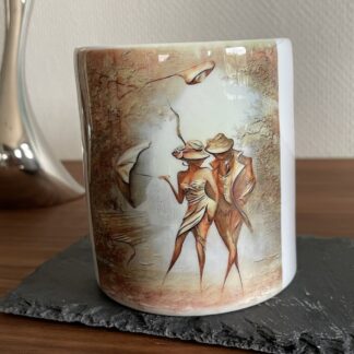 Black Orca sublimationskruset på 280 ml er et keramisk krus,